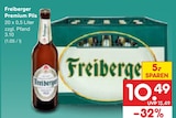Premium Pils von Freiberger für 10,49 € bei Netto Marken-Discount im Angebot Premium Pils von Freiberger im aktuellen Netto Marken-Discount Prospekt