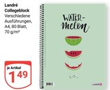Aktuelle Schulbedarf Angebote bei GLOBUS in Oberhausen Aktuelles Collegeblock Angebot bei GLOBUS in Oberhausen ab 1,49 €