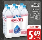Mineralwasser bei EDEKA im Linnich Prospekt für 5,49 €
