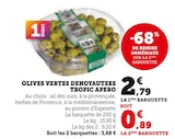 Olives Vertes Dénoyautées - Tropic Apéro en promo chez U Express Olives Vertes Dénoyautées - Tropic Apéro dans le catalogue U Express