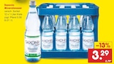 Mineralwasser Angebote von Saxonia bei Netto Marken-Discount Stendal für 3,29 €