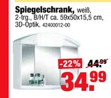 Spiegelschrank Angebot in Aschersleben, Sachs-Anh Spiegelschrank im aktuellen Prospekt bei tejo's SB Lagerkauf in Aschersleben, Sachs-Anh