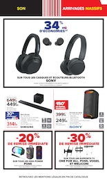 Prix et réduction Casque Audio Bluetooth dans le prospectus Carrefour en cours Offre Casque Audio Bluetooth dans le catalogue Carrefour du moment à la page 13