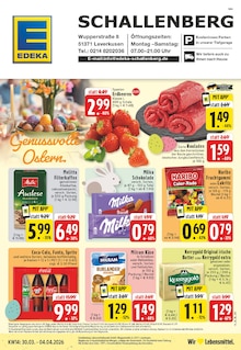 Erdbeeren im EDEKA Prospekt "Aktuelle Angebote" mit 28 Seiten (Leverkusen)