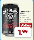 Aktuelle Jack Daniels Angebote bei combi in Bünde Aktuelles Dose Angebot bei combi in Bünde ab 1,99 €