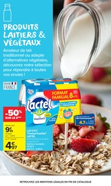 Promos Lait dans le catalogue "Carrefour market" de Carrefour Market Lait en promo dans le catalogue Carrefour Market à la page 4