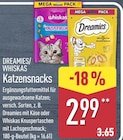 Katzensnacks mit Käse von Dreamies im aktuellen ALDI Nord Prospekt