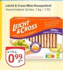 Mein Knusperbrot Angebote von Leicht & Cross bei GLOBUS Salzgitter für 0,99 €