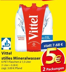 Vittel stilles Mineralwasser bei famila Nordost in Bad Salzuflen Vittel stilles Mineralwasser im Angebot bei famila Nordost Bad Salzuflen für 5,00 €