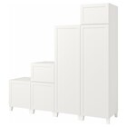 Kleiderschrank mit 6 Türen weiß/Sannidal weiß von PLATSA für 597,00 € bei IKEA im Angebot Kleiderschrank mit 6 Türen weiß/Sannidal weiß von PLATSA im aktuellen IKEA Prospekt