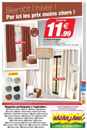 Promos Rideau dans le catalogue "Halloween & Fleurs de Toussaint" de Bazarland Rideau en promo dans le catalogue Bazarland à la page 12
