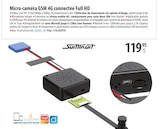 Micro-caméra gsm 4g connectée full hd - SUMIKON à 119,95 € dans le catalogue PEARL