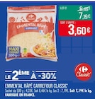 Supermarchés Match Wervicq-Sud - Promo Emmental Râpé Fondant Promo Emmental Râpé Fondant à 7,19 € dans le catalogue Supermarchés Match à Wervicq-Sud