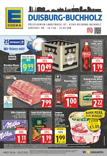 EDEKA Prospekt der Woche "Aktuelle Angebote" Seite 1, 30.06.2025 bis 05.07.2025 für Duisburg Aktueller EDEKA Prospekt "Aktuelle Angebote" Seite 1 von 24 Seiten für Duisburg