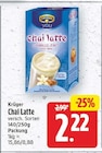 Chai Latte von Krüger für 2,22 € bei E center im Angebot Chai Latte von Krüger im aktuellen E center Prospekt