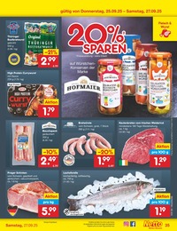 Bratwurst Angebot im aktuellen Netto Marken-Discount Prospekt auf Seite 35