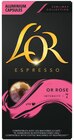 Capsules de café x 10 or rose intensité 7 - L'OR en promo chez Intermarché Hyper Bergerac à 2,23 €