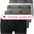 BOXERS HOMME KAPPA en promo chez Auchan Hypermarché BOXERS HOMME KAPPA dans le catalogue Auchan Hypermarché