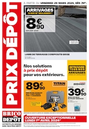 Prospectus Brico Dépôt à Andilly, "PRIX DÉPÔT", 24 pages, 29/03/2024 - 11/04/2024
