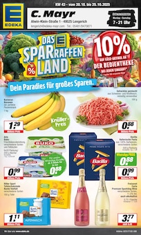 EDEKA Prospekt der Woche "Aktuelle Angebote" Seite 1, 20.10.2025 bis 25.10.2025 für Lengerich Aktueller EDEKA Prospekt "Aktuelle Angebote" Seite 1 von 18 Seiten für Lengerich