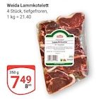 Lammkotelett Angebote von Weida bei GLOBUS Rostock für 7,49 €