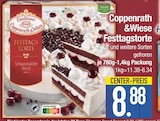 Festtagstorte und weitere Sorten von Coppenrath & Wiese im aktuellen EDEKA Prospekt für 8,88 €