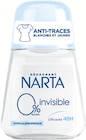 Déodorant bille invisible - Narta en promo chez Carrefour Limoges à 5,87 €