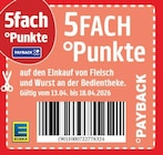 5fach Punkte von PAYBACK im aktuellen EDEKA Prospekt