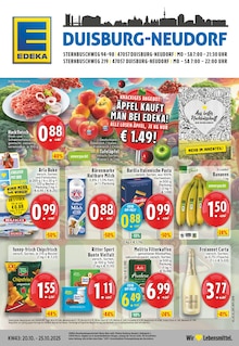 EDEKA Prospekt der Woche "Aktuelle Angebote" Seite 1, 20.10.2025 bis 25.10.2025 für Duisburg Aktueller EDEKA Prospekt "Aktuelle Angebote" Seite 1 von 28 Seiten für Duisburg