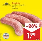 Bratwürste Angebote von Gut Ponholz bei Netto Marken-Discount Peine für 1,99 €