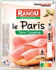 Jambon de paris sans couenne - MONIQUE RANOU à 1,58 € dans le catalogue Intermarché
