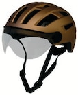 Casque vélo avec visière transparente en promo chez Super U Clermont-Ferrand à 24,99 €