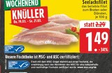 Aktuelles Seelachsfilet Angebot bei EDEKA in Koblenz ab 1,49 €