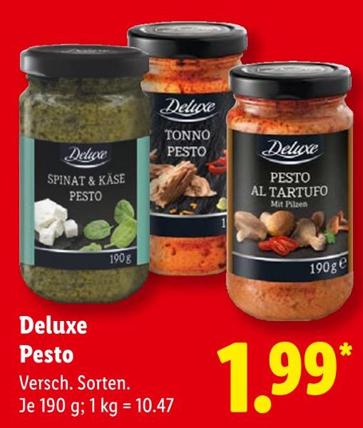 Pesto al Tartufo mit Pilzen