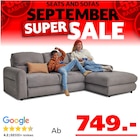 Luca Ecksofa bei Seats and Sofas im Bernau Prospekt für 749,00 €
