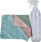 Sprühlflasche inkl. 3 Mikrofasertüchern im aktuellen budni Prospekt