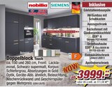 Doppelblock Touch im Angebot bei POCO in Essen Doppelblock Touch Angebote von nobilia oder Siemens bei POCO Essen für 3.999,00 €