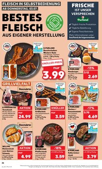 Steak im aktuellen Kaufland Prospekt (Nürnberg) Steak im Kaufland Prospekt "KNÜLLER" mit 62 Seiten (Nürnberg)