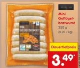 Mini Geflügelbratwurst  im aktuellen Netto Marken-Discount Prospekt für 3,49 €
