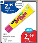 Bastelklebler von UHU für 2,19 € bei budni im Angebot Bastelklebler von UHU im aktuellen budni Prospekt