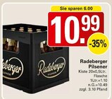 Pilsener Angebote von Radeberger bei WEZ Löhne für 10,99 €