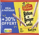 Bâton de Berger Mini nature - JUSTIN BRIDOU en promo à 3,65 € chez Géant Casino Bâton de Berger Mini nature - JUSTIN BRIDOU dans le catalogue Géant Casino