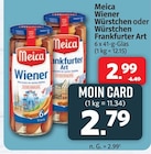 Markant Nordwest Nordenham - Wiener Würstchen oder Würstchen Frankfurter Art Angebot im Prospekt Wiener Würstchen oder Würstchen Frankfurter Art bei Markant Nordwest im Nordenham Prospekt für 2,79 €