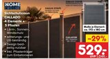 Sichtschutzzaun CALLADO im Angebot bei Netto Marken-Discount in Jena Sichtschutzzaun CALLADO Angebote von HOME DELUXE bei Netto Marken-Discount Jena für 529,00 €