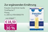 2 kcal Drink Vanille Trinkflasche Angebote von Fresubin bei mea - meine apotheke Chemnitz für 18,50 €
