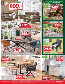 Gartenmöbel im Segmüller Prospekt "Sitz Element Gratis" mit 6 Seiten (Ingolstadt)