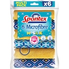 Lot de 6 lavettes Mosaik - SPONTEX dans le catalogue Carrefour