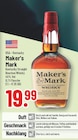 Kentucky Straight Bourbon Whisky Angebote von Maker's Mark bei Trinkgut Grevenbroich für 19,99 €