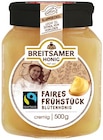 Honig Faires Frühstück von Breitsamer für 4,49 € bei REWE im Angebot Honig Faires Frühstück von Breitsamer im aktuellen REWE Prospekt