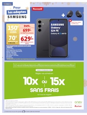 Smartphone Angebote im Prospekt "Réveillons Noël : Tout l'électronique à prix magiques" von Auchan Hypermarché auf Seite 4